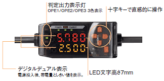 ZJ-SD 特長 5 キー操作で簡単設定のスマート静電気センサZJ-SD