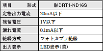 DRT1-□D16S 定格/性能 3 