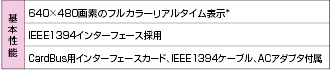 VC1000 定格/性能 4 