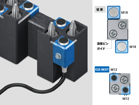 溶接治具の省スペース化