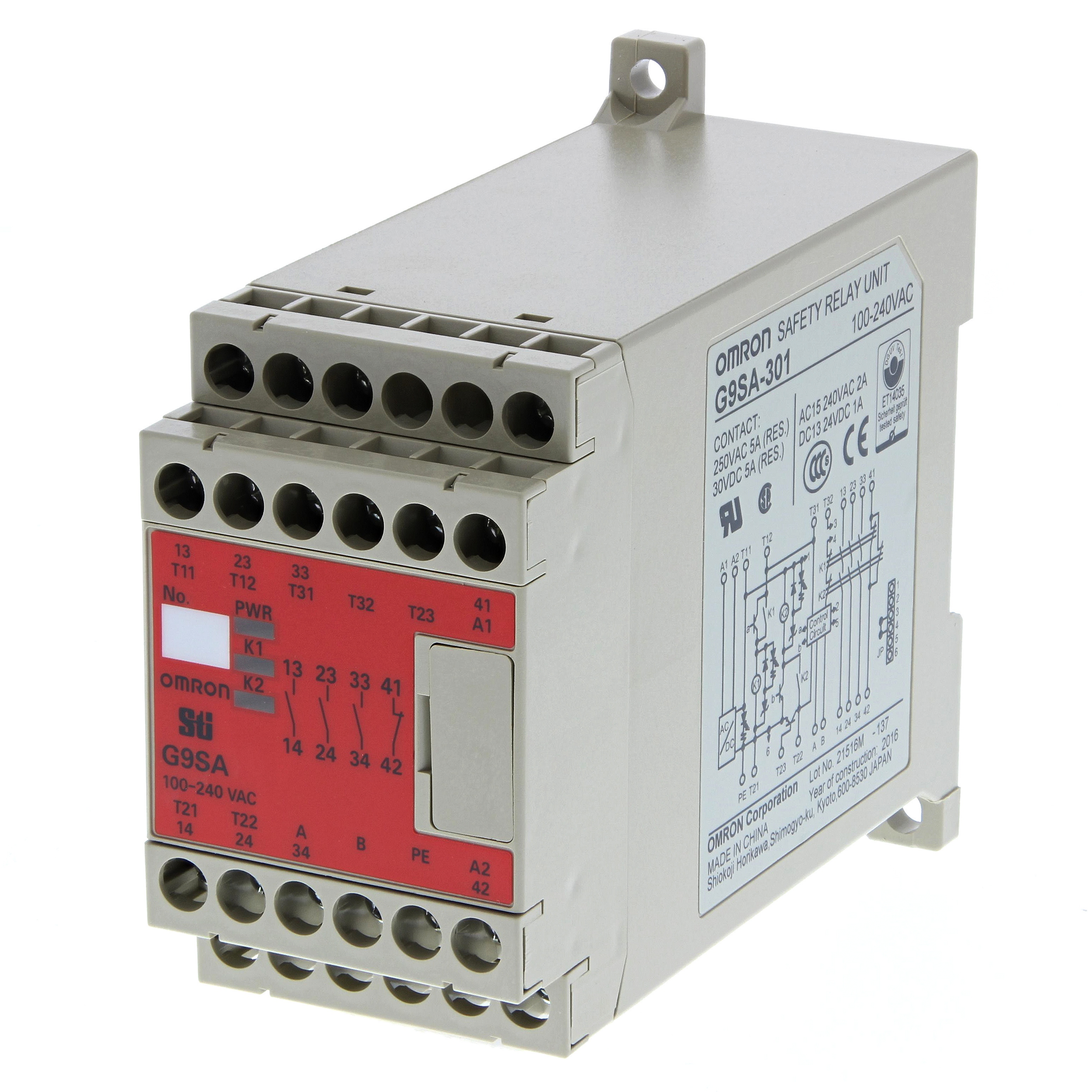 G9SA-301 AC/DC24 セーフティ・リレーユニット | オムロン制御機器