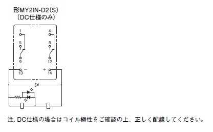MY2IN-D2 DC12 (S) | オムロン制御機器