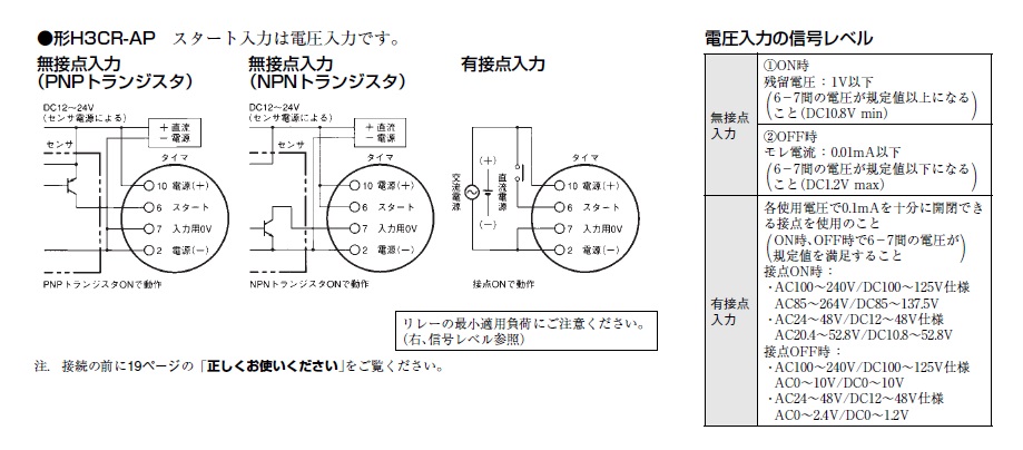 H3CR-AP AC100-240/DC100-125 | オムロン制御機器