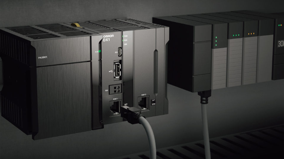 既存設備にEthernetケーブルで接続