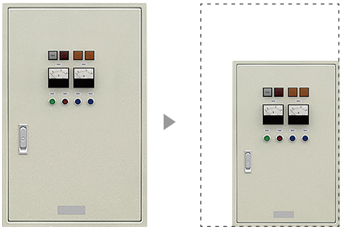 お客様から制御盤サイズを指定されているので、もっと小さくしたい…