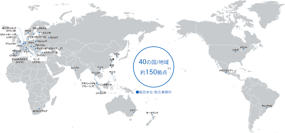 海外工場でも現地調達が可能