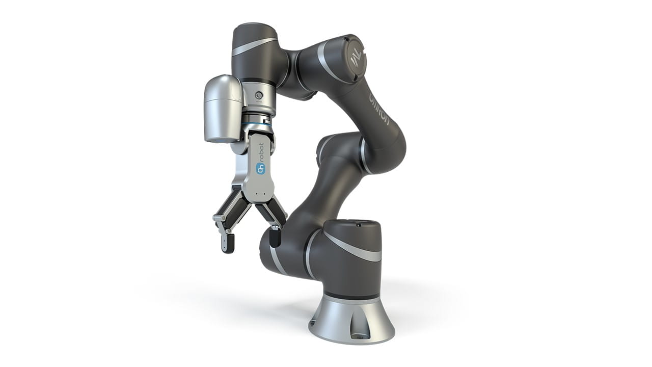 外部配線不要 カメラ搭載の協調ロボットTMシリーズ<br>
