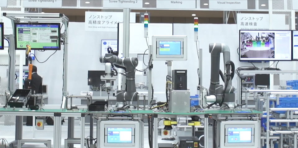 協調ロボット活用による組立工程ねじ締め作業の自動化