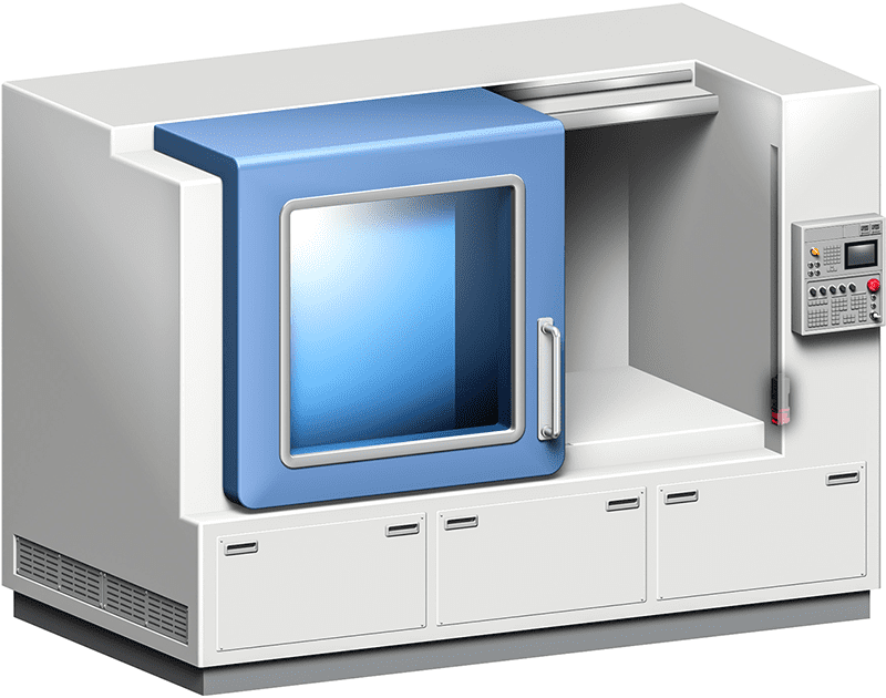 インターロック機器を作業者から隠すことでインターロック機器の存在を意識させません