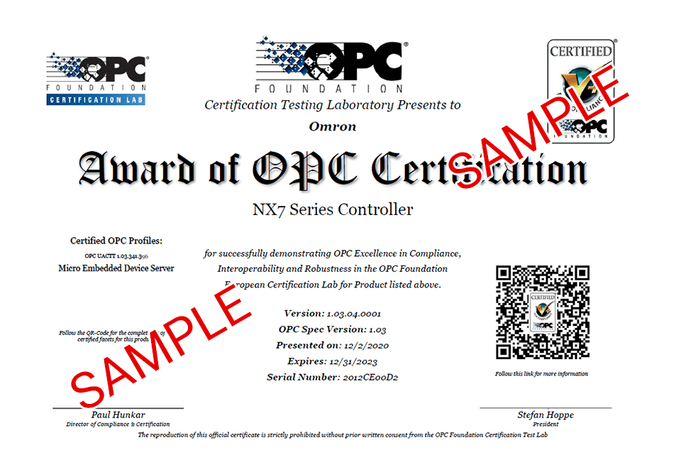 OPC UA認証の更新