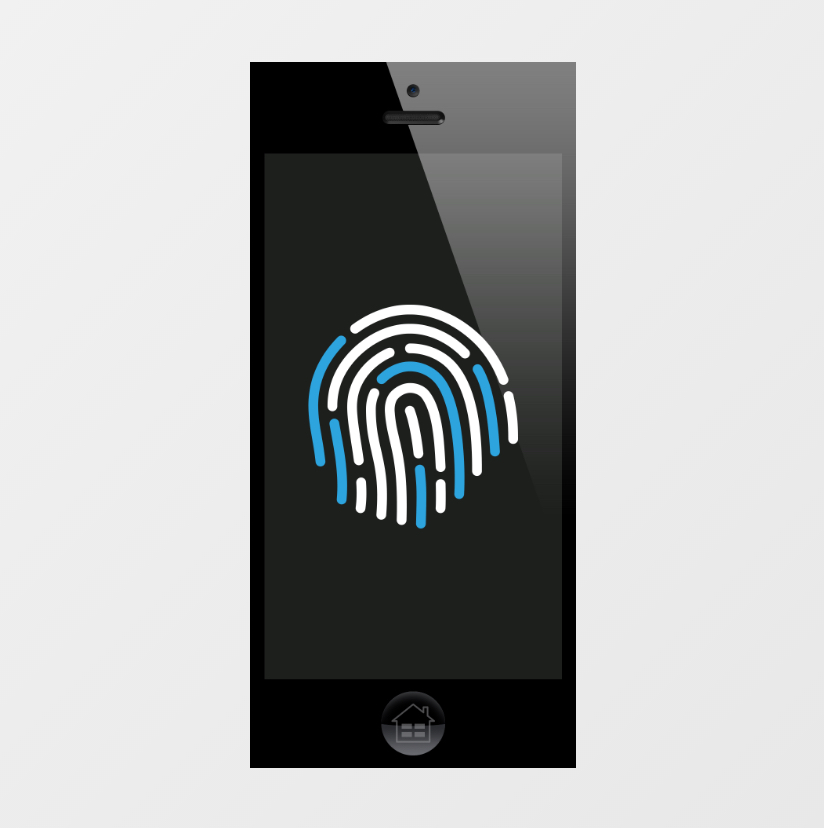 スマートフォンで人を識別する指紋認証
