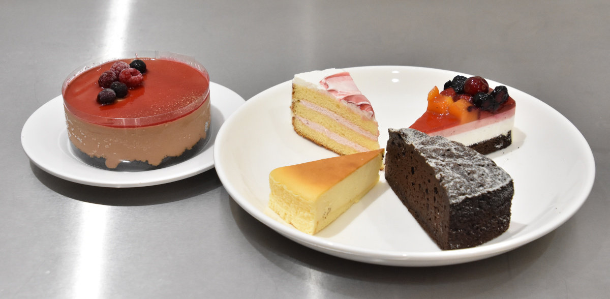 五洋食品産業本社糸島工場で製造した冷凍ケーキ