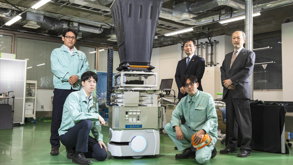 三機工業 R&Dセンター「風量測定ロボット」開発メンバーの皆様