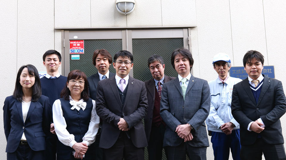 大成ラミネーターの皆様とオムロン営業担当