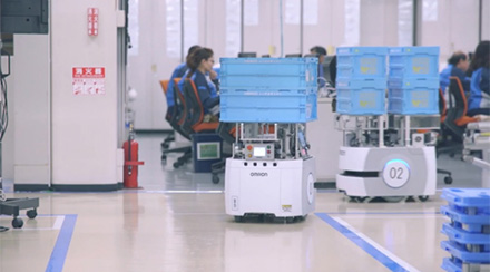オムロン生産工場での活用事例