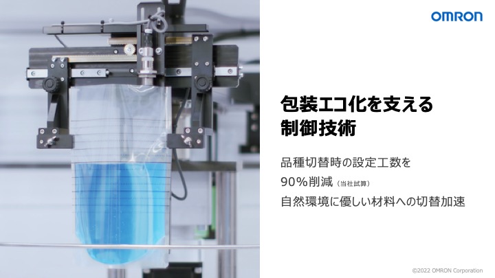 包装エコ化を支える制御技術