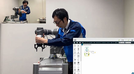 オムロンが開催した協調ロボットのセミナ動画