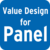 value design for Panel ロゴ