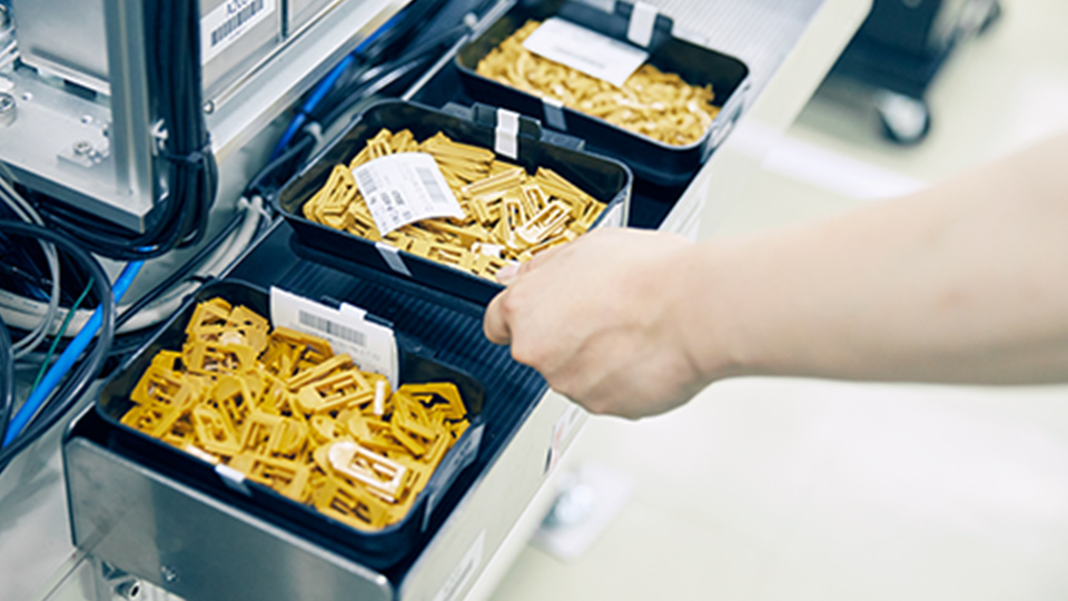 生産品目ごとに細かな仕様が異なり、 類似した部品は組付けミスをしやすい。