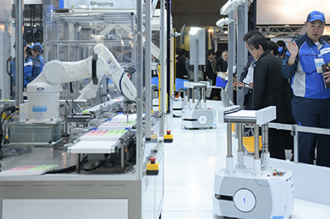 “サテライト工場”としてのiREX出展ブース